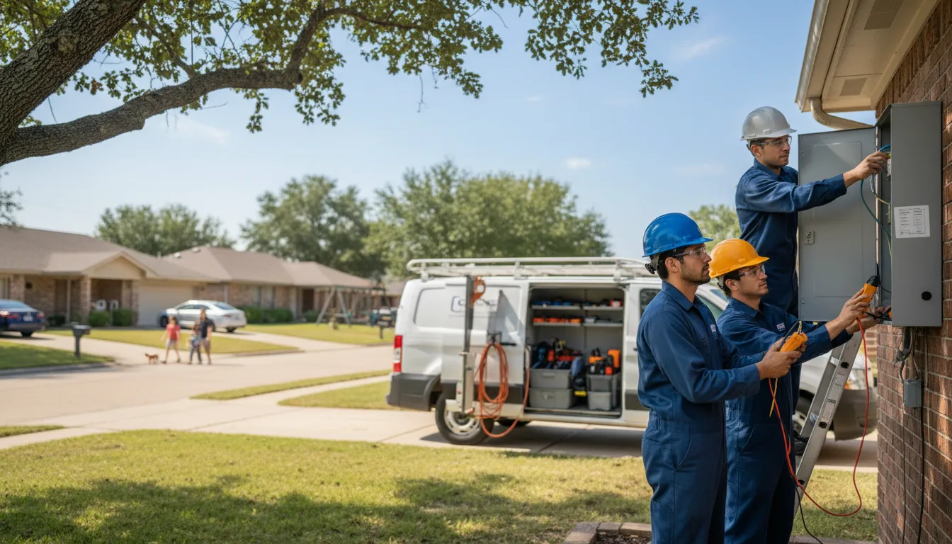 Certified electrician providing emergency electrical services in Kipling, OH